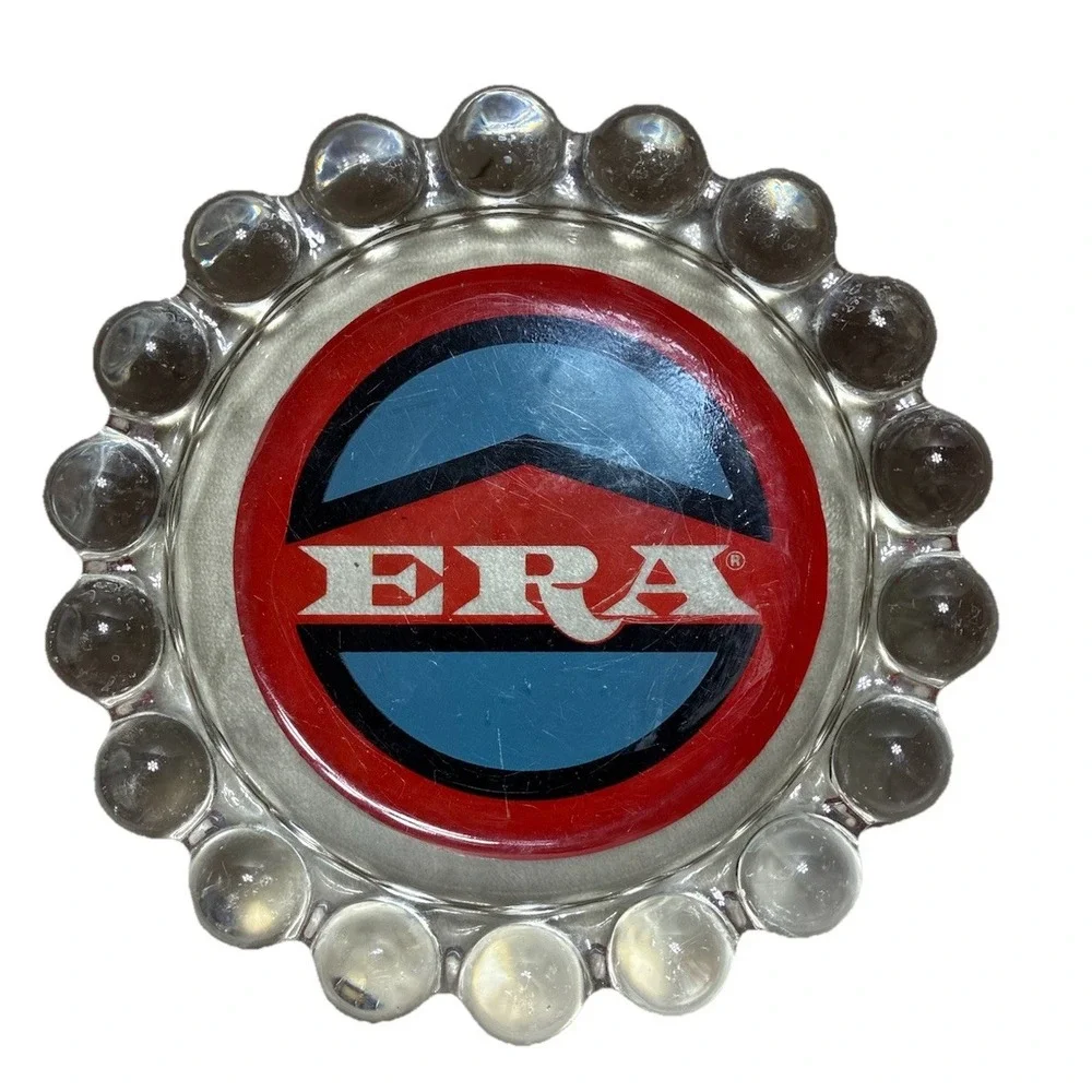 Vintage Ashtray ERA Realty Clear Glass 7